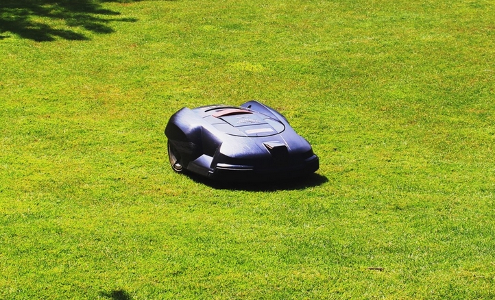 a robotic lawn mower